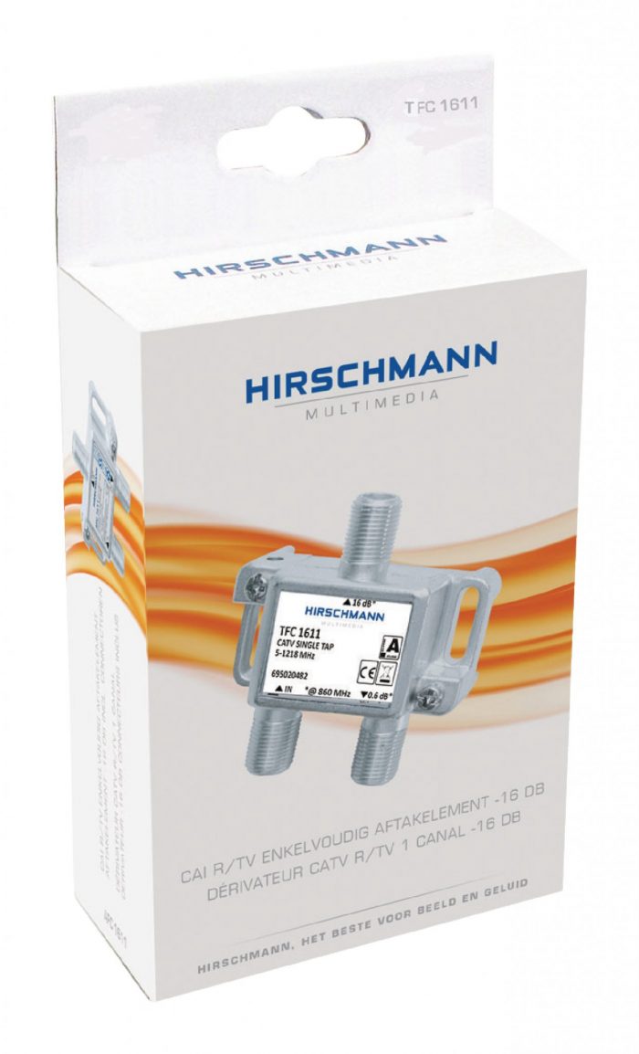 Hirschmann Multitap verlies 16 dB