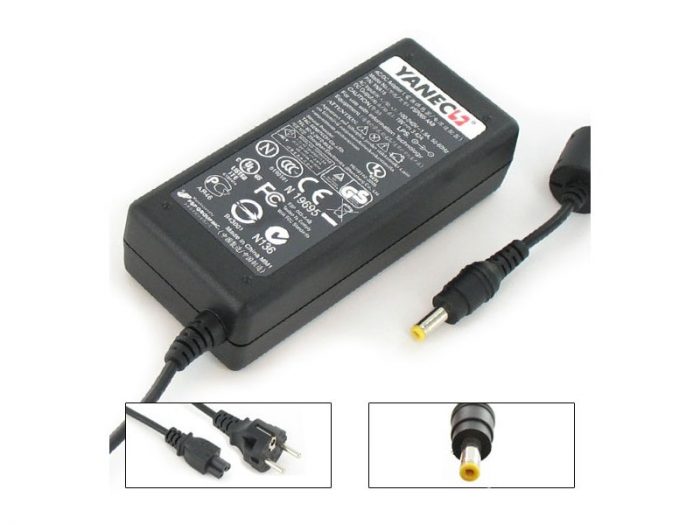 Yanec Laptop AC Adapter 65W voor Asus, HP, Compaq