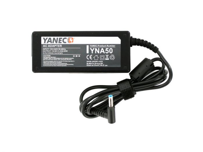 YANEC LAPTOP AC ADAPTER 65W VOOR HP
