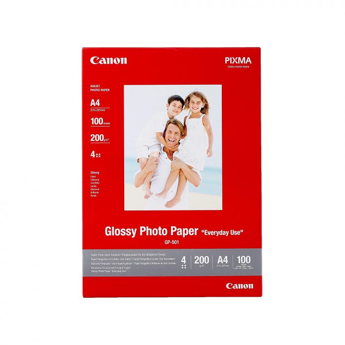 Canon GP-501 - Glanzend fotopapier - A4 (210 x 297 mm) - 200 g/m2 - 100 vel