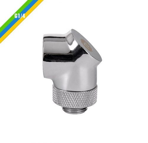 Thermaltake Pacific G1/4 90 Degree Adapter – Chrome