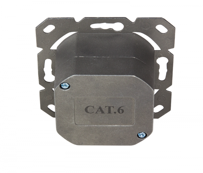 LogiLink Inbouwdoos 2xRJ45 Cat6 Signal Wit - Afbeelding 4