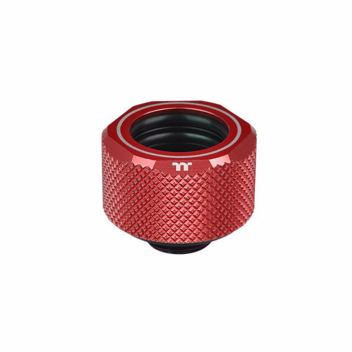 Thermaltake Pacific C-PRO G1/4 PETG Tube 16mm OD Compression – Red (6-Pack Fittings) - Afbeelding 2