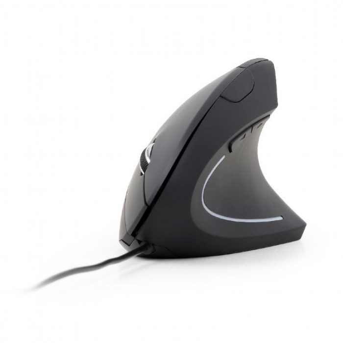 Gembird Black Series Ergonomische Muis | Bedraad