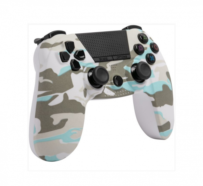 PS4 Bluetooth Controller met koptelefoonaansluiting - Snow White Camo - Afbeelding 3