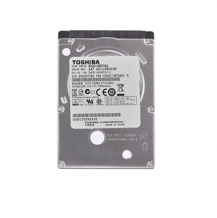 Toshiba MQ01ABF 500GB | Gebruikt | SATA-600 | 5400 RPM