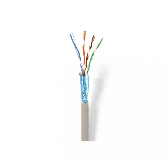 Nedis | 100m Netwerkkabel CAT6 F/UTP | Solid Shielded | Grijs - Afbeelding 3