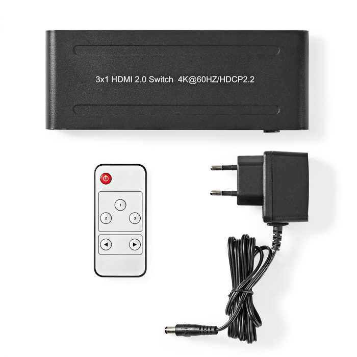 Nedis VSWI347AT | 4K HDMI Switch | 3-Poorts - Afbeelding 3