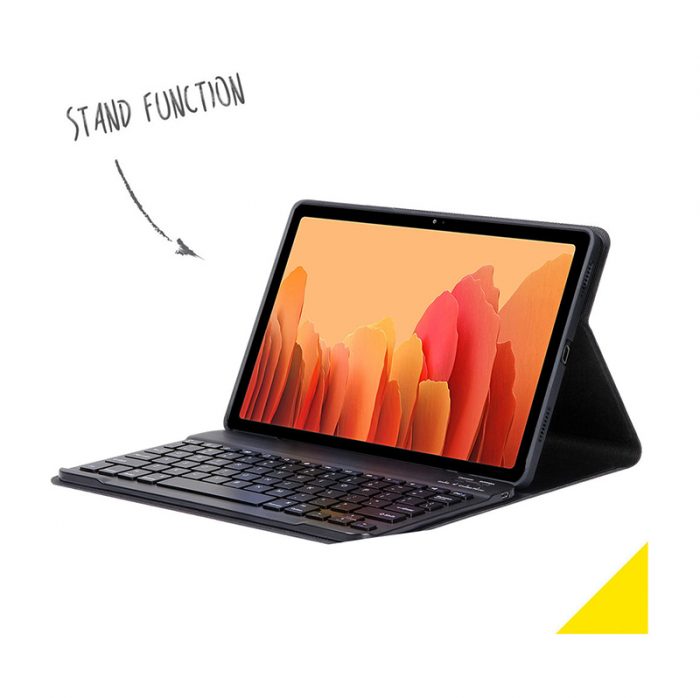 ACCEZZ  | Samsung Galaxy Tab A7 | Bluetooth Keyboard Bookcase | Zwart - Afbeelding 4