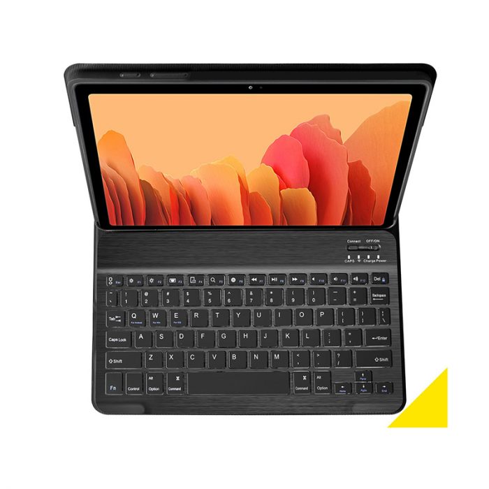 ACCEZZ  | Samsung Galaxy Tab A7 | Bluetooth Keyboard Bookcase | Zwart - Afbeelding 2