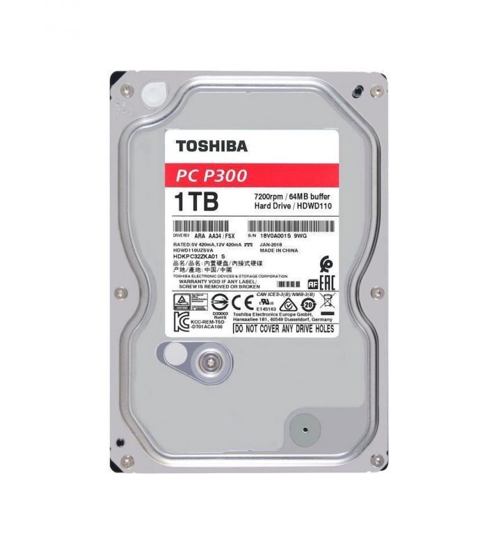 Toshiba P300 1TB | Gebruikt | SATA-600 | 7200 RPM