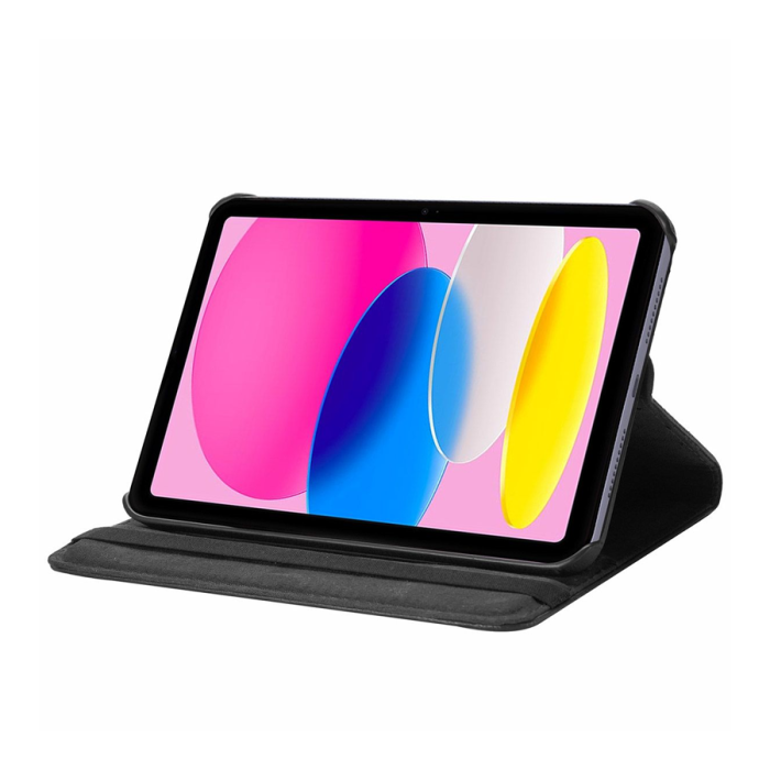 Accezz | Apple iPad 10.9"/11" (2022/2024/2025) | 360° draaibare Bookcase | Zwart
