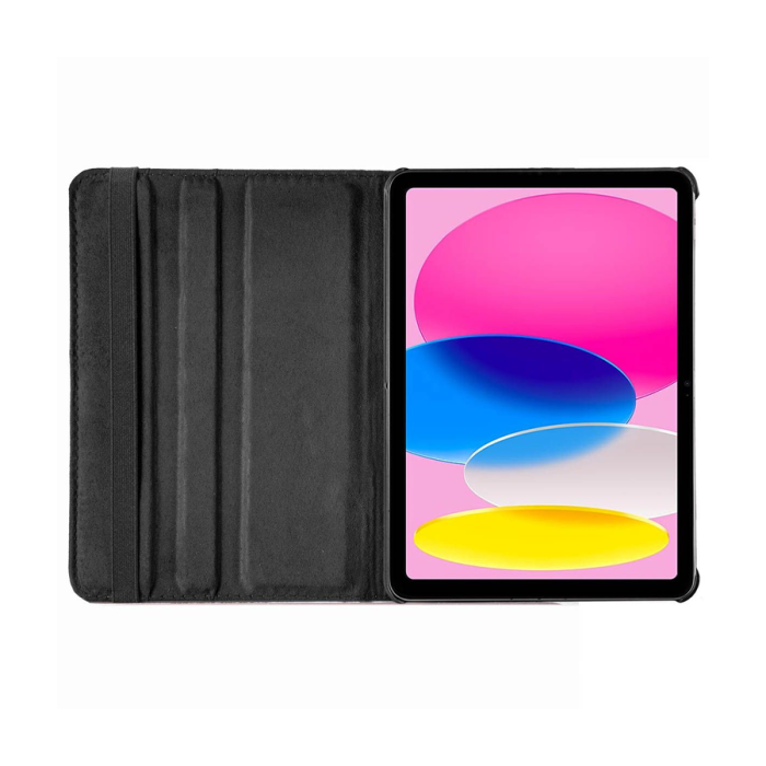 Accezz | Apple iPad 10.9"/11" (2022/2024/2025) | 360° draaibare Bookcase | Zwart - Afbeelding 3
