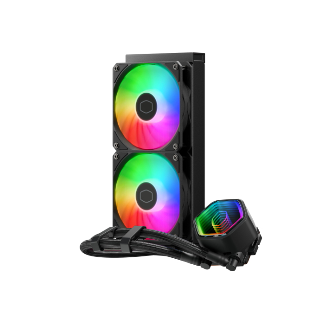 Cooler Master MasterLiquid 240 Core II | ARGB | CPU Waterkoeling | PWM | Zwart - Afbeelding 2