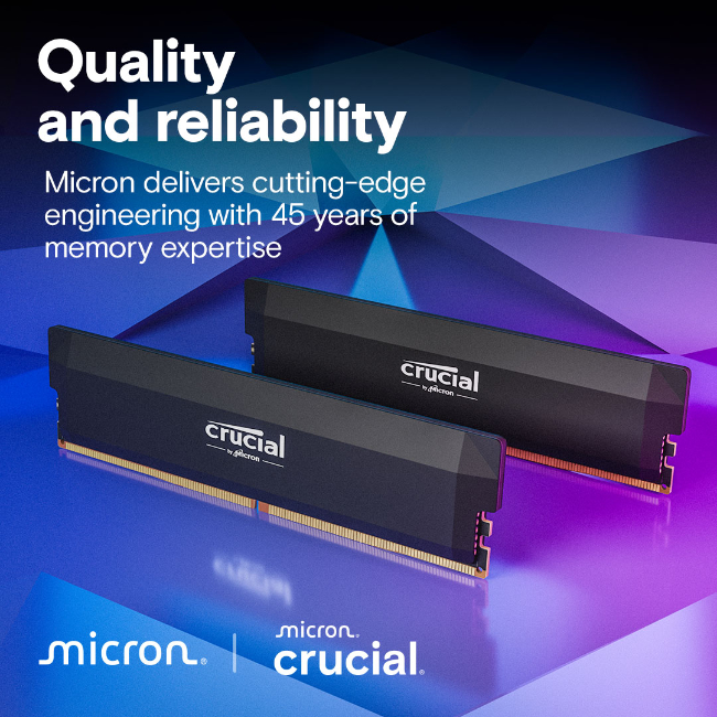 Crucial Pro | 2x16GB | DDR5 | 6000MHz | CL36 - Afbeelding 4