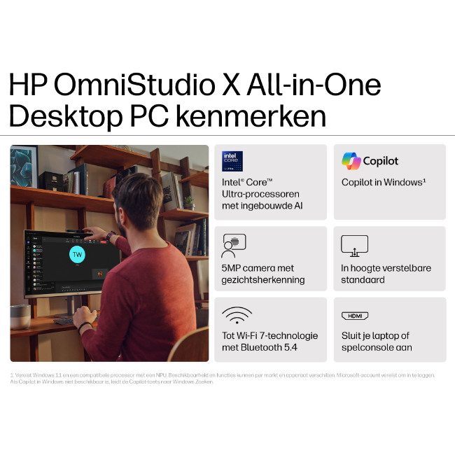 HP OmniStudio X All-In-One | 27-cs1645nd - Afbeelding 3