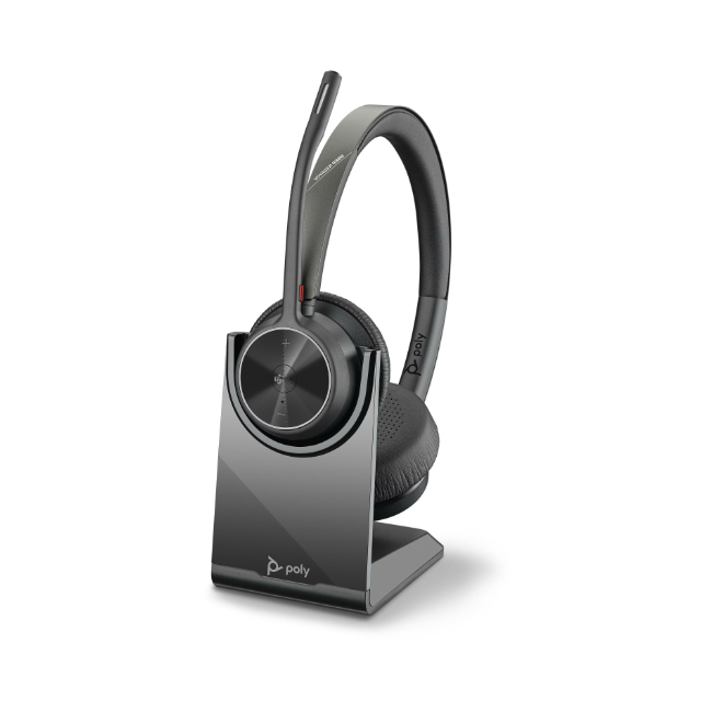 Poly Voyager 4320 USB-C | Over-Ear Headset | Bluetooth | Microsoft Teams Certified | Zwart