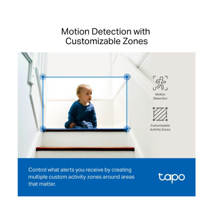 TP-Link TAPO C220| Pan/Tilt AI Camera | WiFi | 2K | 2-Wegs Audio | IR - Afbeelding 4