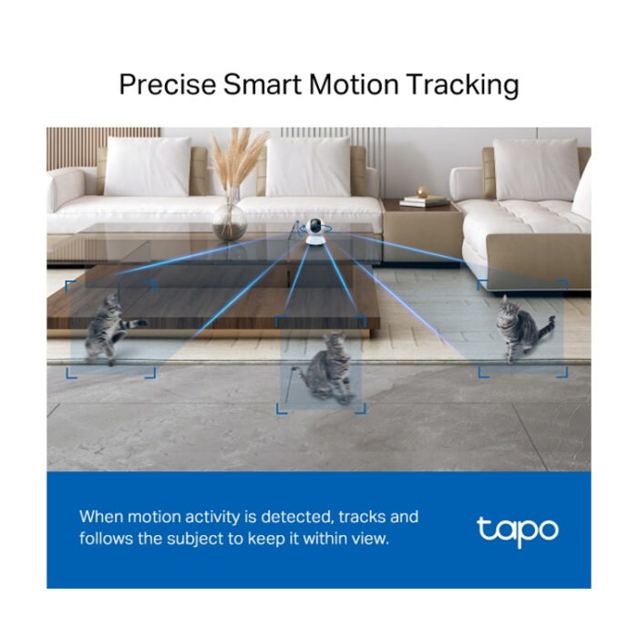 TP-Link TAPO C220| Pan/Tilt AI Camera | WiFi | 2K | 2-Wegs Audio | IR - Afbeelding 2