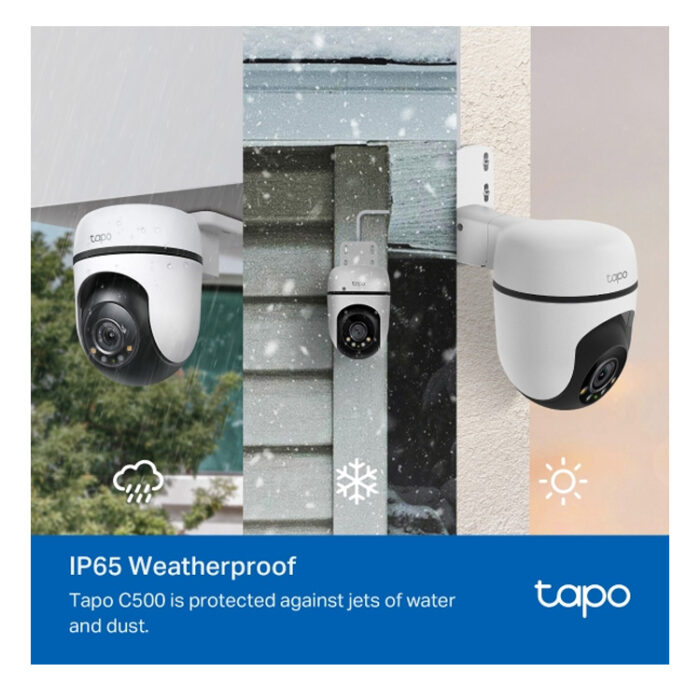 TP-Link TAPO C500 | Pan/Tilt Camera | WiFi | Full HD | 2-Wegs Audio | IR - Afbeelding 10