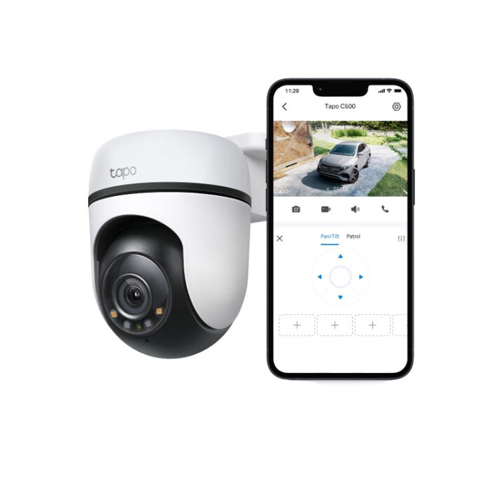 TP-Link TAPO C500 | Pan/Tilt Camera | WiFi | Full HD | 2-Wegs Audio | IR - Afbeelding 4