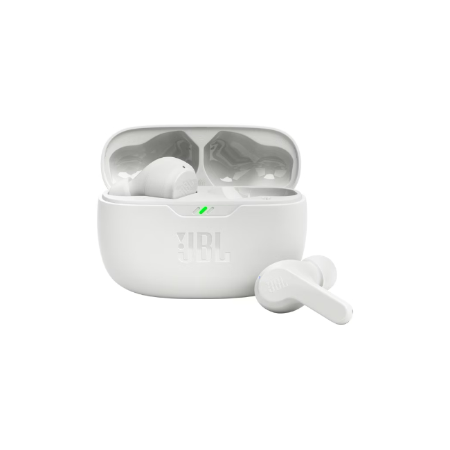 JBL Wave Beam | In-Ear | Bluetooth | USB-C Oplaadcase | Wit
