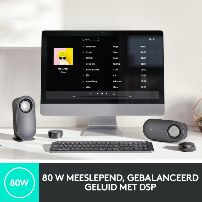 Logitech Z407 | 2.1 Luidsprekerset | Subwoofer | Zwart - Afbeelding 4