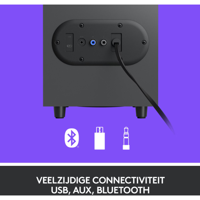 Logitech Z407 | 2.1 Luidsprekerset | Subwoofer | Zwart - Afbeelding 5