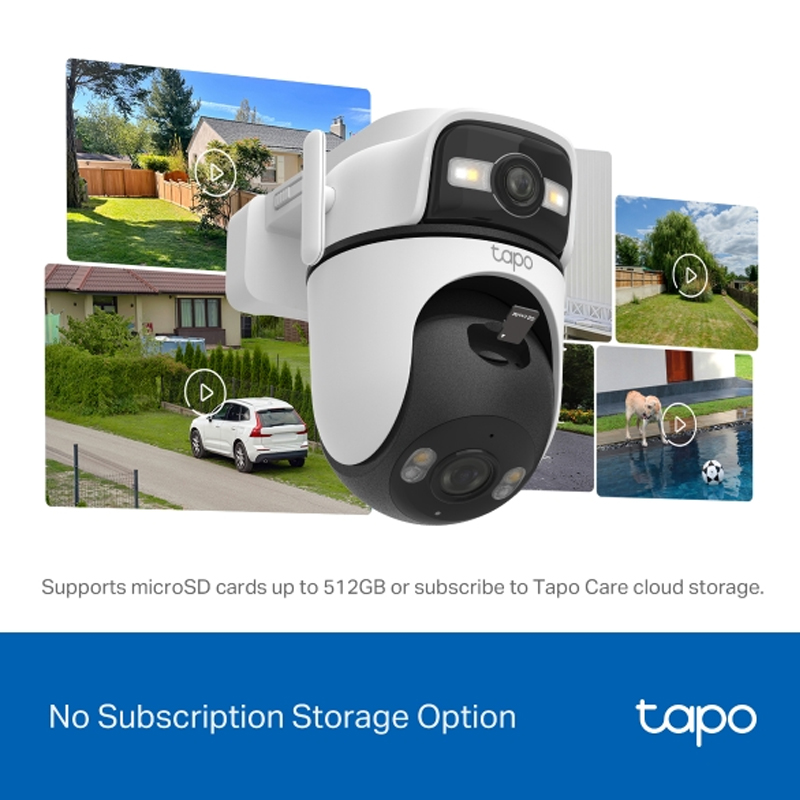 TP-Link TAPO C545D | Dual Lens Pan/Tilt Camera | WiFi | 2K | 2-Wegs Audio | IR - Afbeelding 4