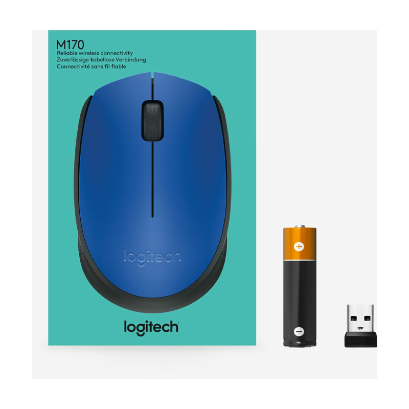 Logitech M171 | Draadloze Muis | Blauw - Afbeelding 2