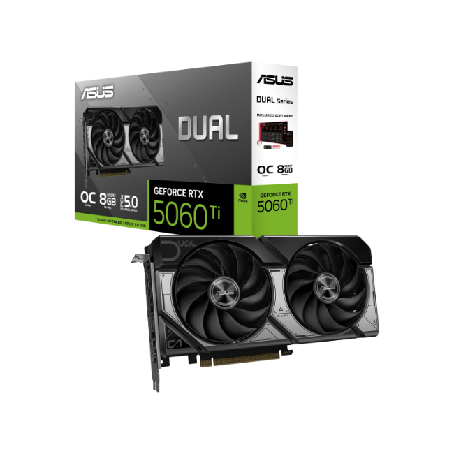 ASUS Dual GeForce RTX 5060 Ti OC | 8GB | GDDR7 | 3xDP/1xHDMI