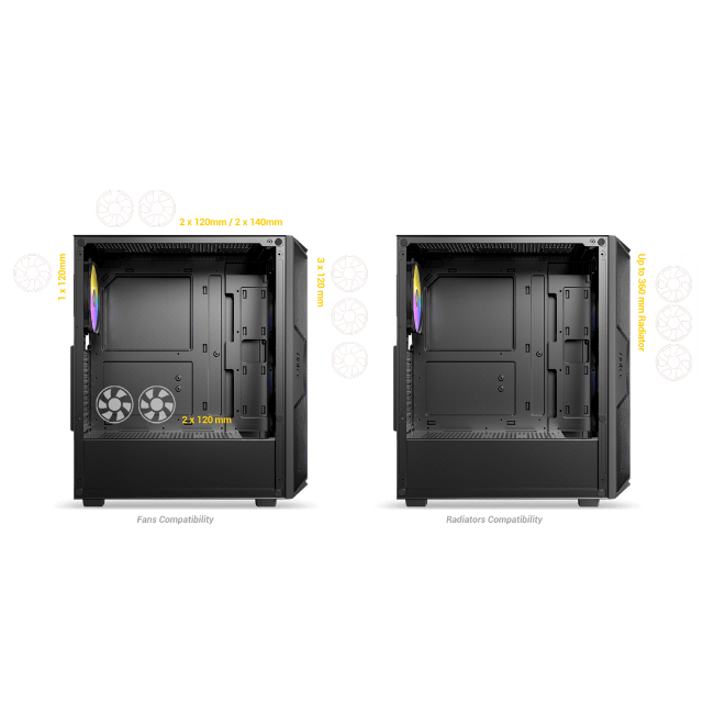 Antec AX61 Elite | ARGB | Tower | ATX | Zwart - Afbeelding 2