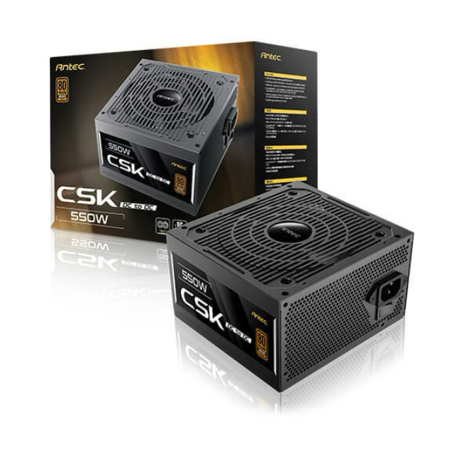 Antec CSK550DC | 80+ Bronze | 550W | ATX | Zwart - Afbeelding 4