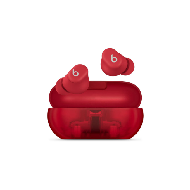 Beats Solo Buds | In-Ear | Bluetooth | USB-C | Transparent Red