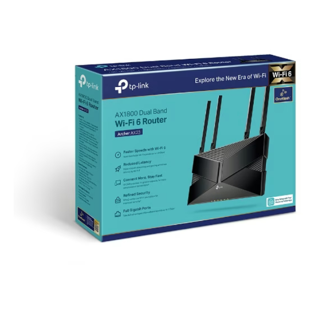 TP-Link Archer AX23 | AX1800 | Dual-Band | Wi-Fi 6 | 1800Mbps - Afbeelding 3