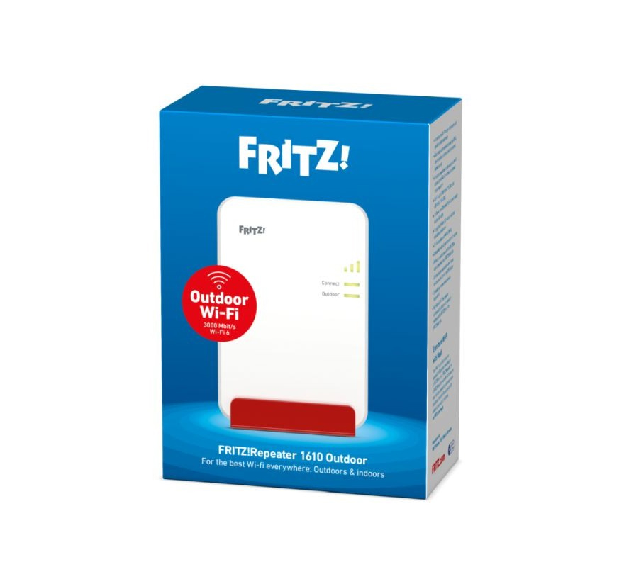 Fritz!Repeater 1610 | Mesh Wi-Fi | Outdoor | 3000 Mbit/s - Afbeelding 2