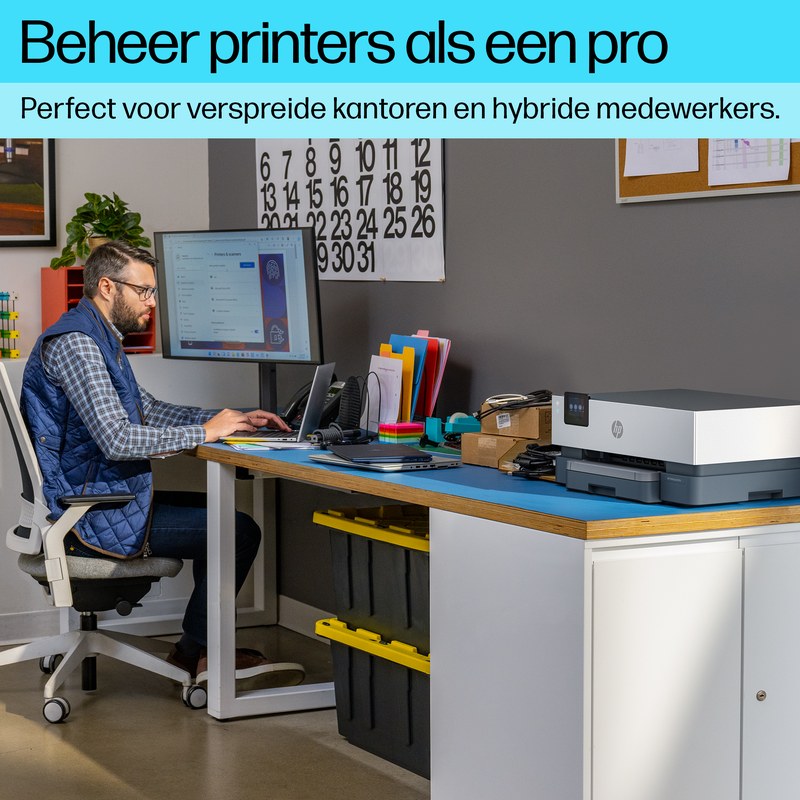 HP | OfficeJet Pro 9110b | Inkjet Printer | A4 | Wi-Fi | Wit - Afbeelding 6