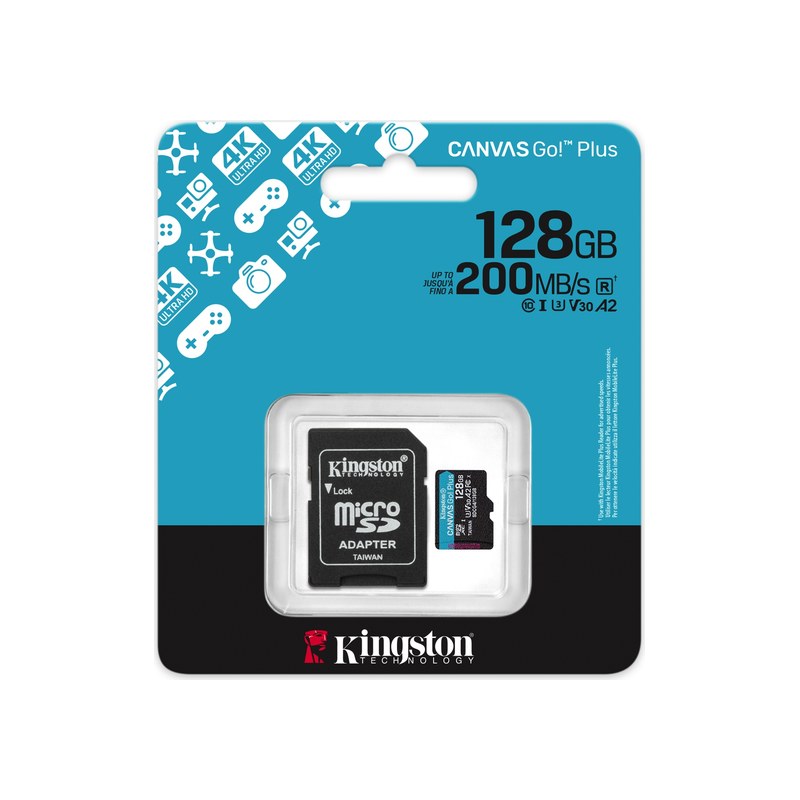 Kingston Canvas Go! | Klasse 10 | 128GB - Afbeelding 3