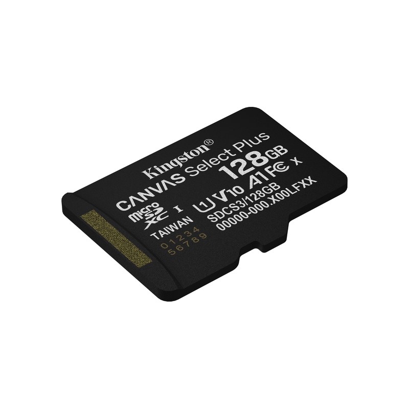 Kingston | 128GB microSDXC Canvas Select Plus Gen3 150MB/s A1 kaart + adapter - Afbeelding 4