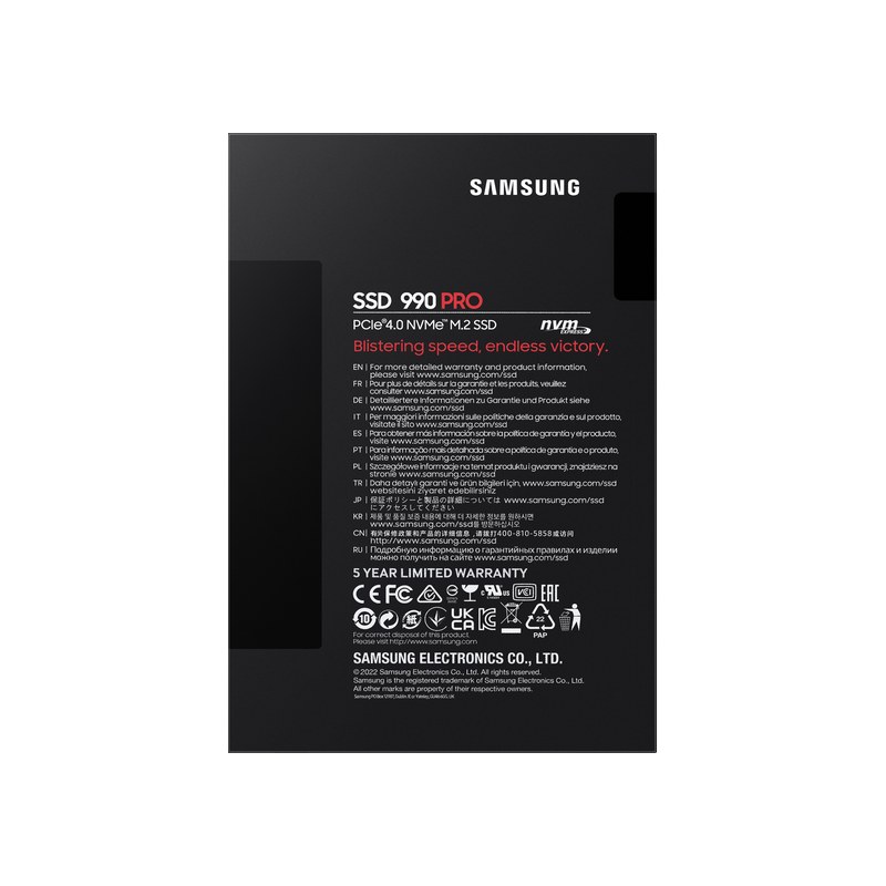 Samsung | 990 Pro | 2TB M.2 NVMe | Lezen 7.450MB/s | Schrijven 6.900MB/s - Afbeelding 5