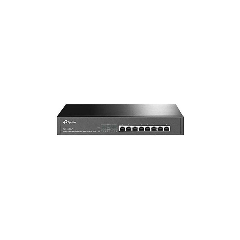 TP-Link TL-SG1008MP Switch | 8-Poorts | 8x Poe | Desktop/Rackmount | Gigabit